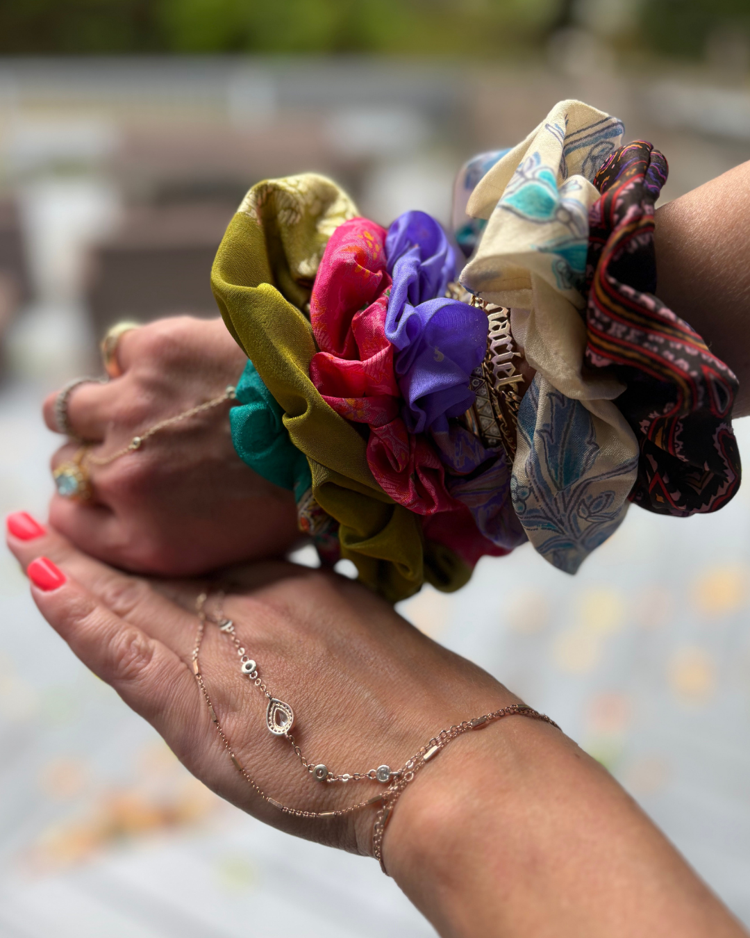 Tara Sari Scrunchies