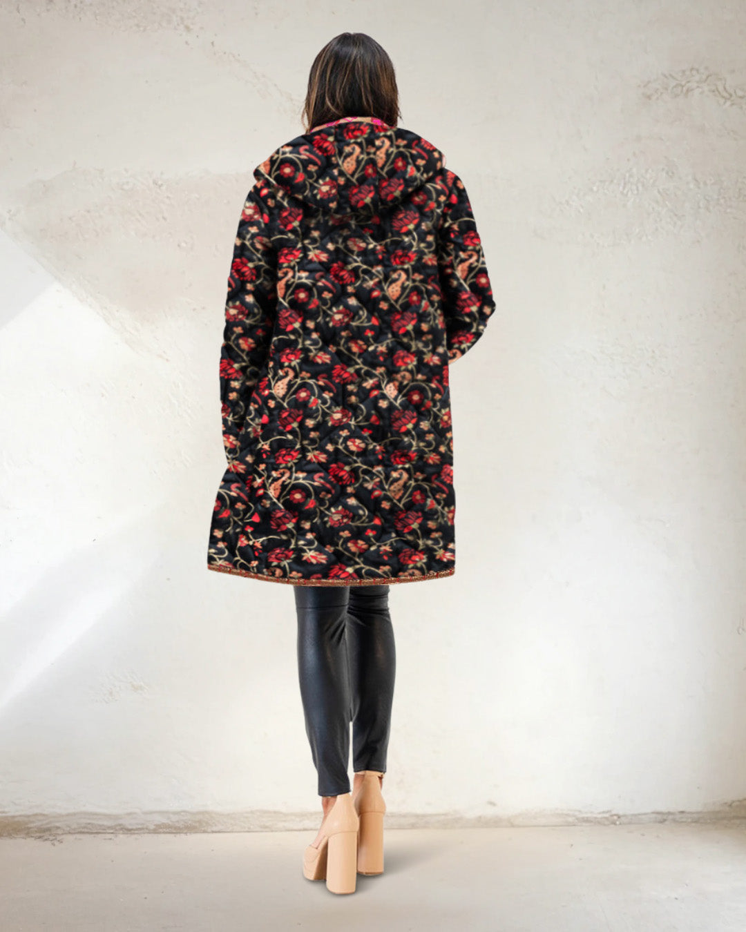 Kusum Quilted Hoody Puffer Coat