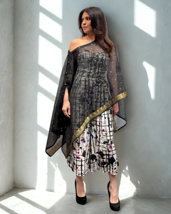 Arya Dupatta Wrap - Black