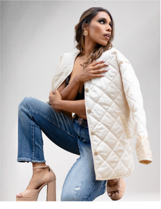 Rahi Quilted Puffer Coat For Women