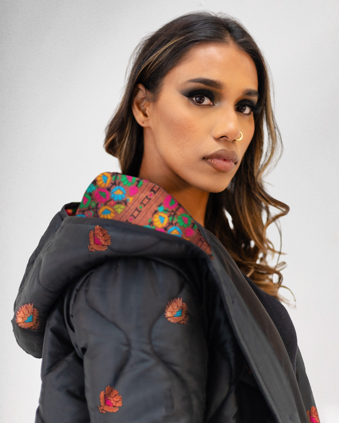 Malti Quilted Hoody Puffer Coat